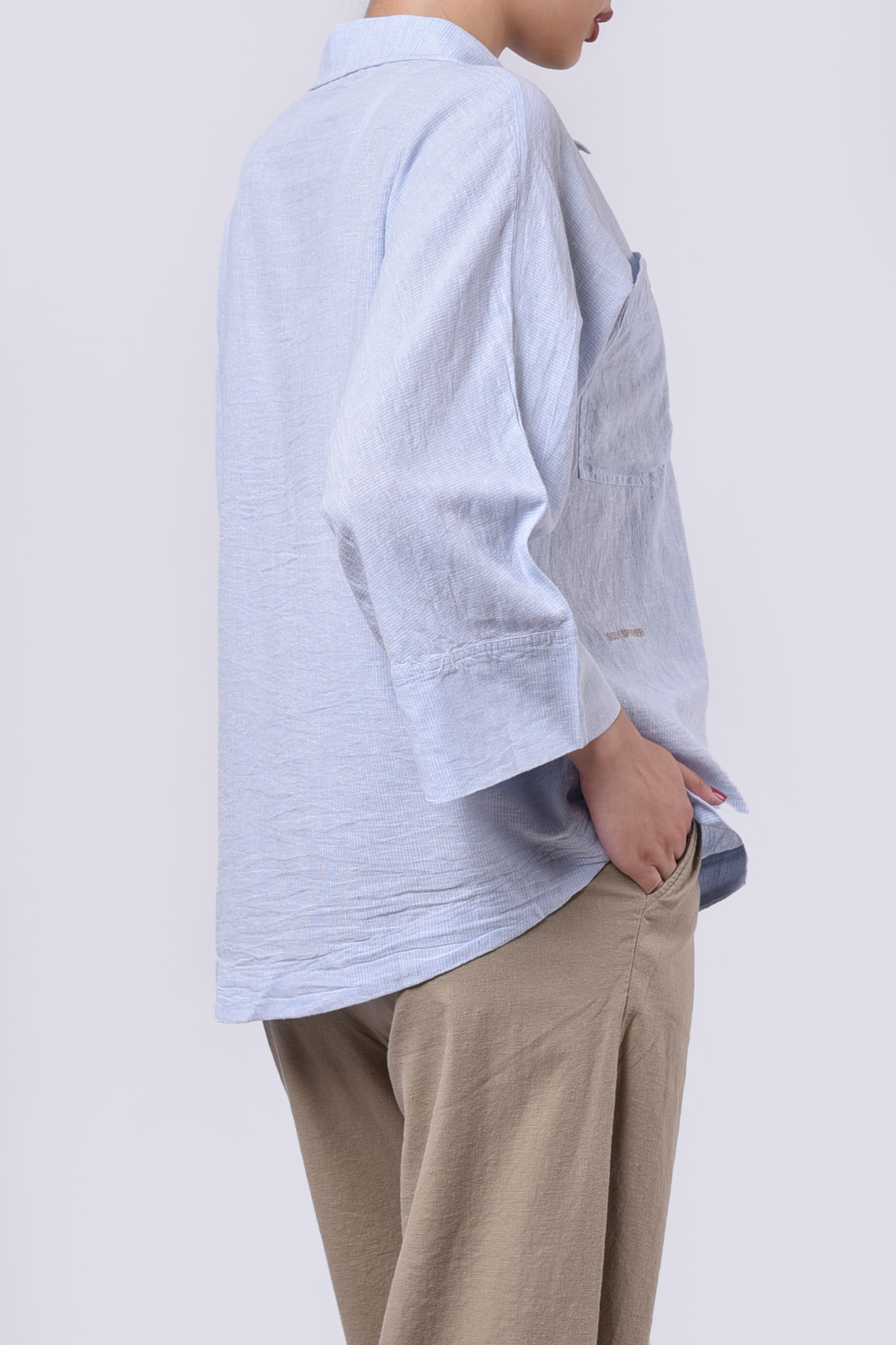 شومیز آستین بلند لینن