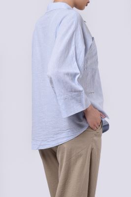 شومیز آستین بلند لینن