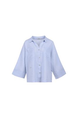 شومیز آستین بلند لینن