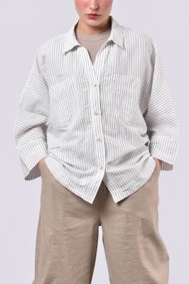 شومیز آستین بلند لینن