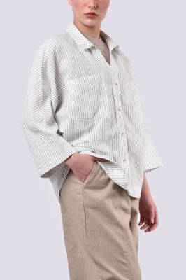 شومیز آستین بلند لینن