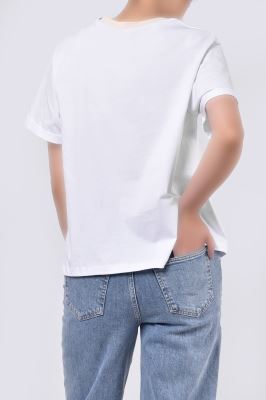 تیشرت آستین کوتاه گلدوزی