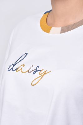 تیشرت آستین کوتاه گلدوزی