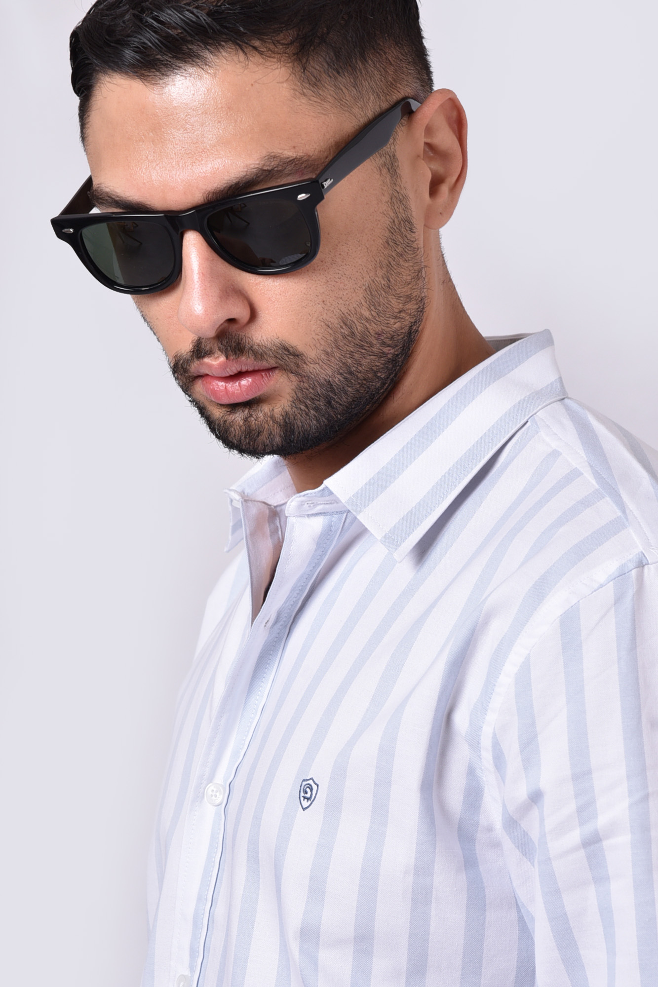 پیراهن آستین بلند راه راه