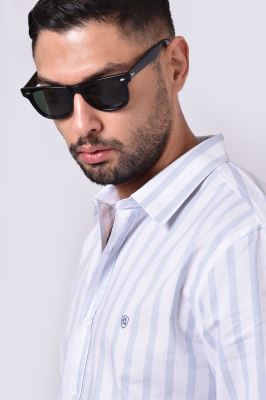 پیراهن آستین بلند راه راه