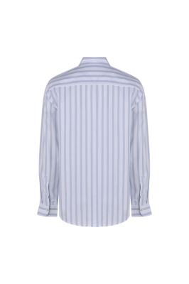 پیراهن آستین بلند راه راه