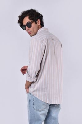 پیراهن آستین بلند راه راه