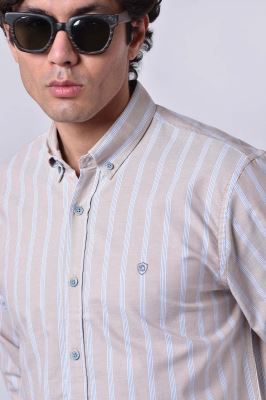 پیراهن آستین بلند راه راه