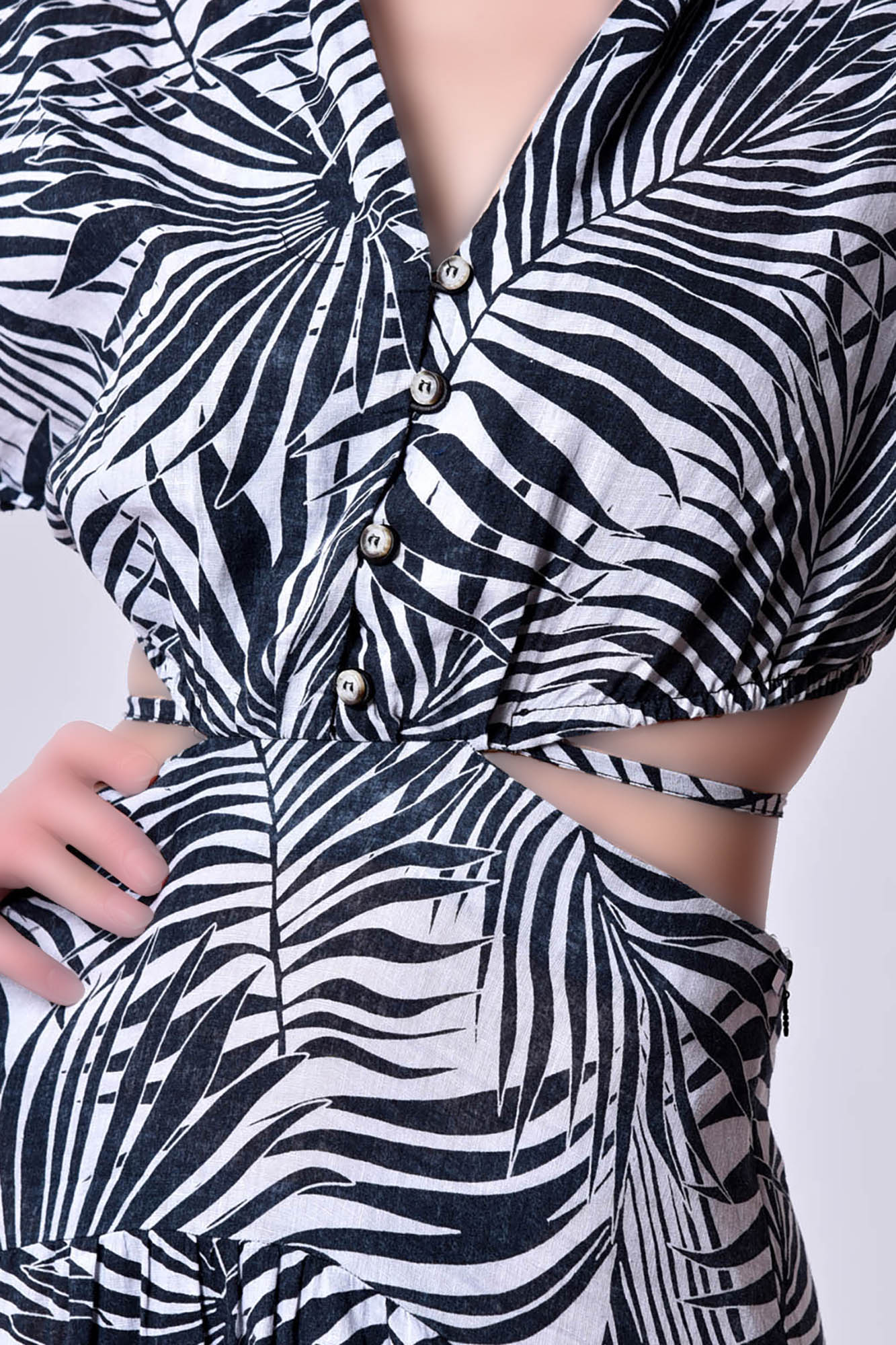 پیراهن بلند لینن