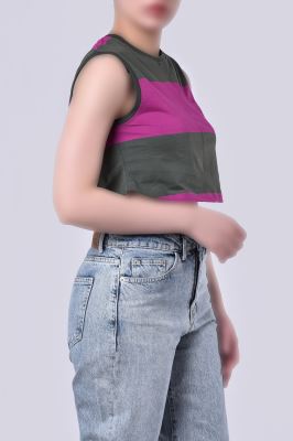 تاپ تیشرتی راه راه زنانه