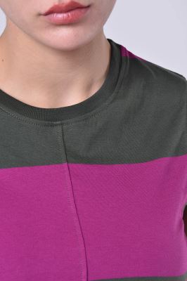 تاپ تیشرتی راه راه زنانه