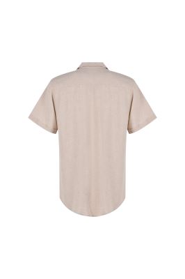 پیراهن آستین کوتاه لینن