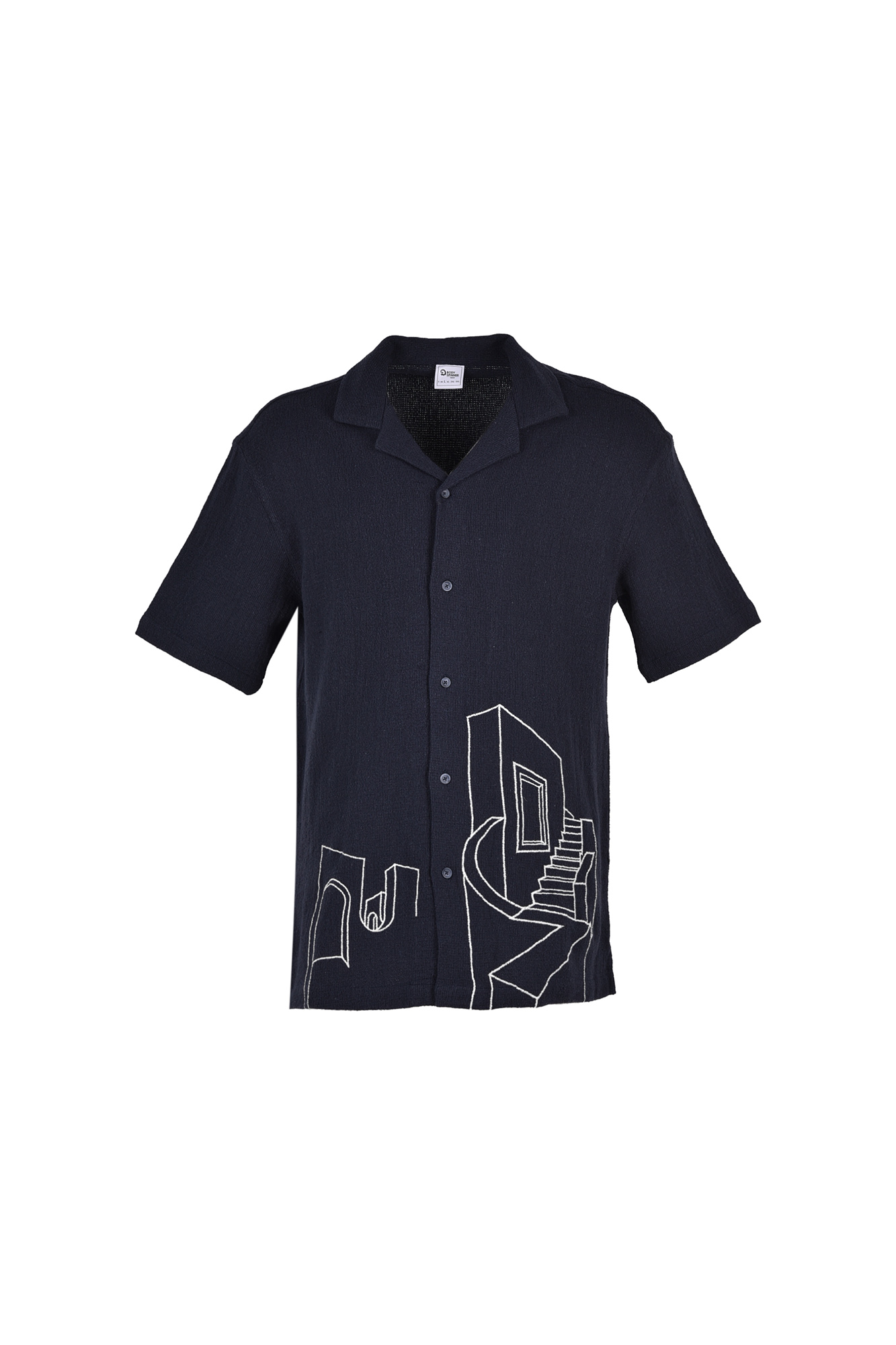 پیراهن آستین کوتاه کنفی