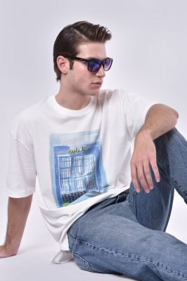 تیشرت آستین کوتاه چاپی