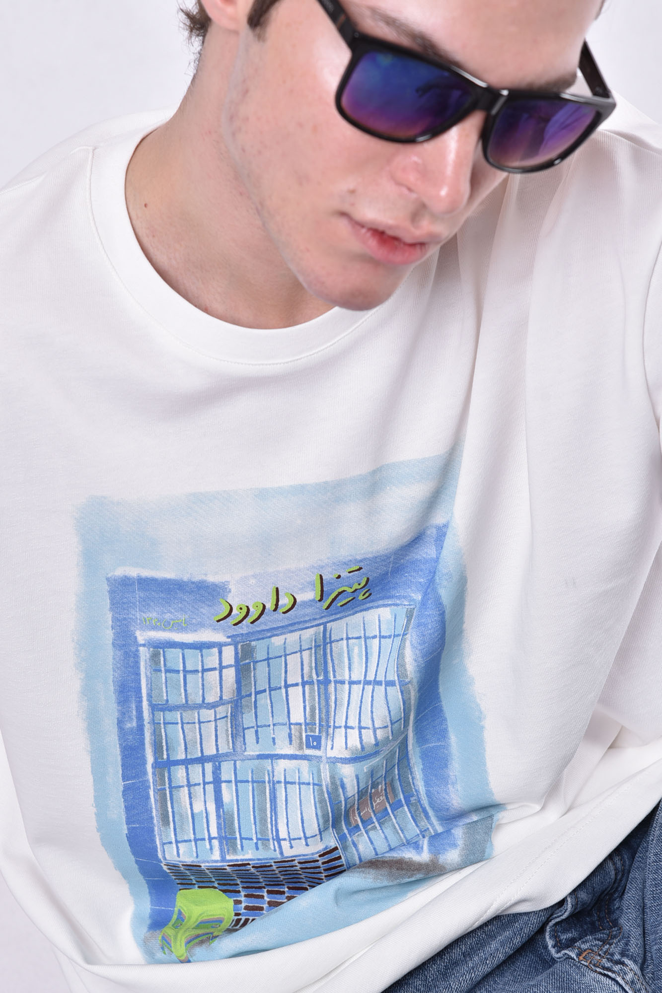 تیشرت آستین کوتاه چاپی