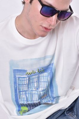 تیشرت آستین کوتاه چاپی