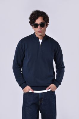 پلیور بافت نیم زیپ