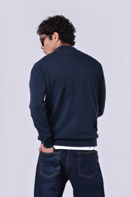 پلیور بافت نیم زیپ