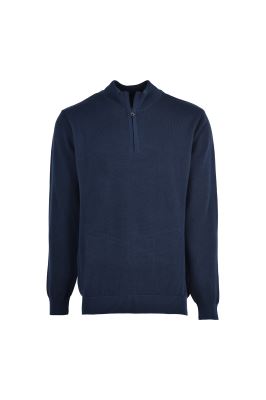 پلیور بافت نیم زیپ