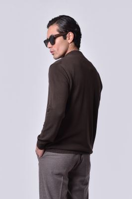 پلیور بافت نیم زیپ