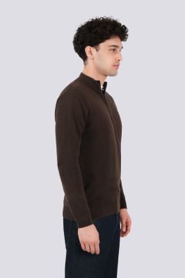 پلیور بافت نیم زیپ