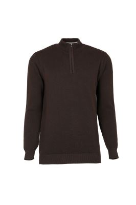 پلیور بافت نیم زیپ