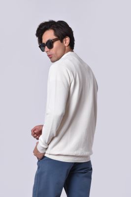 پلیور بافت نیم زیپ