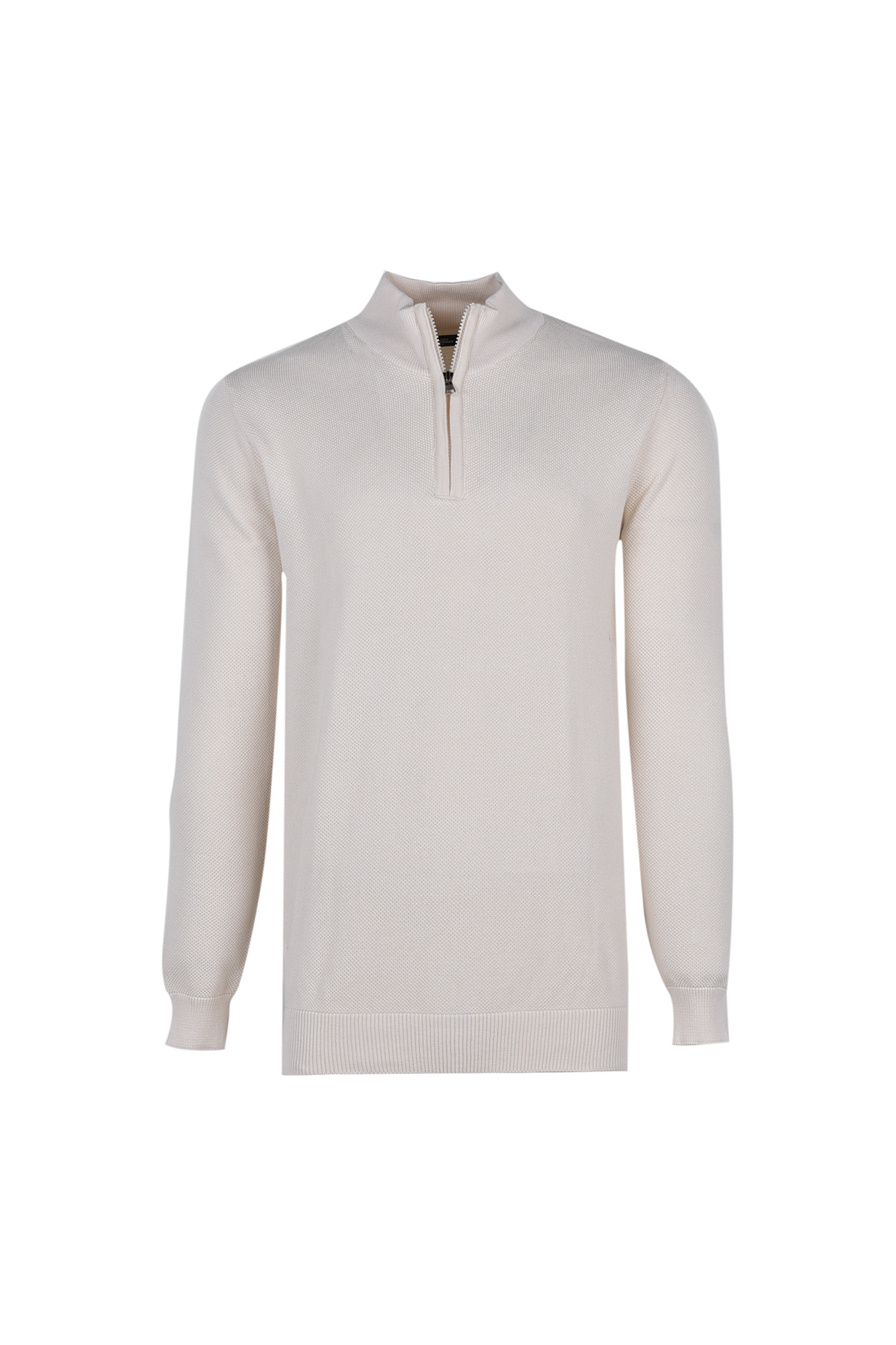 پلیور بافت نیم زیپ