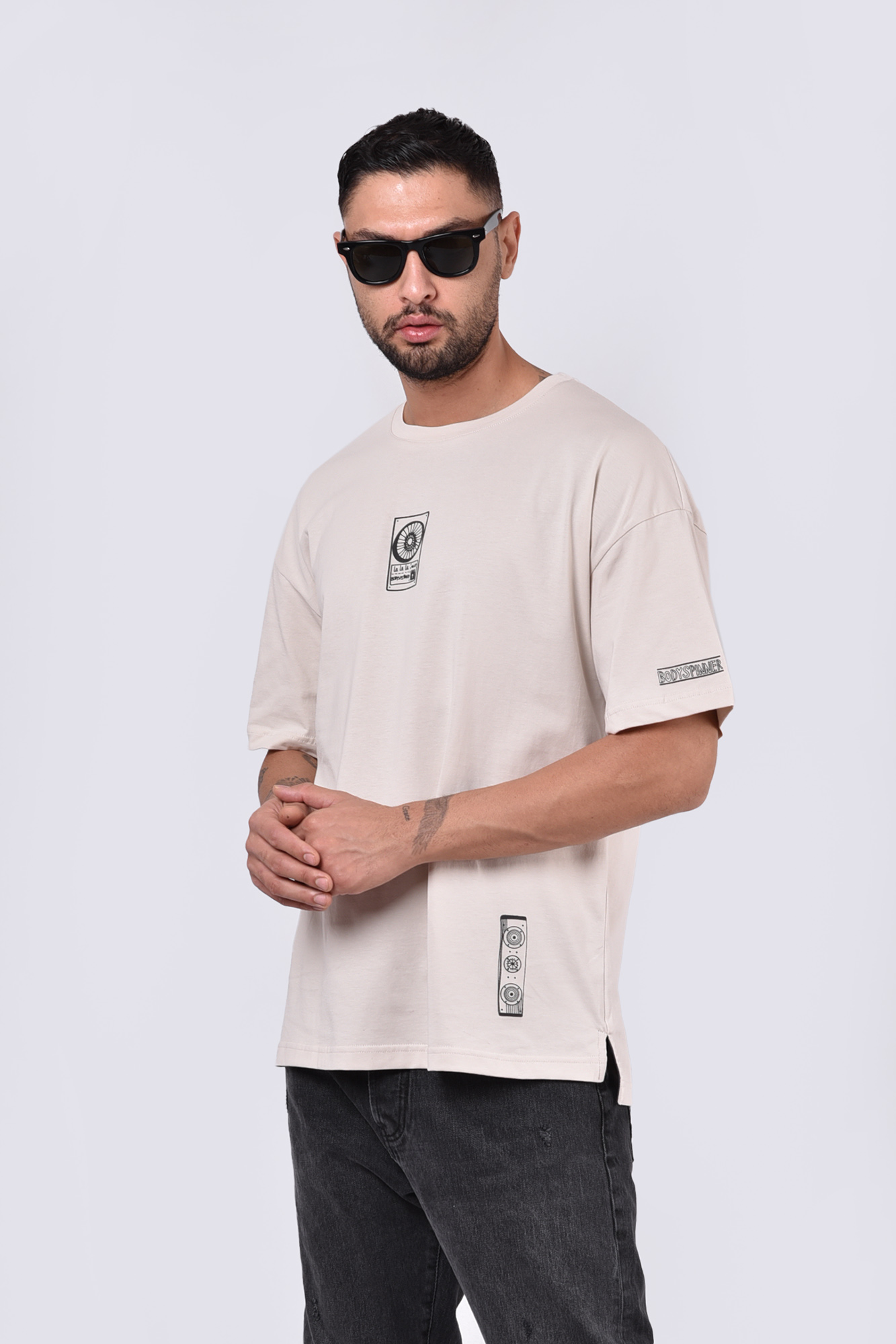 تیشرت آستین کوتاه چاپی