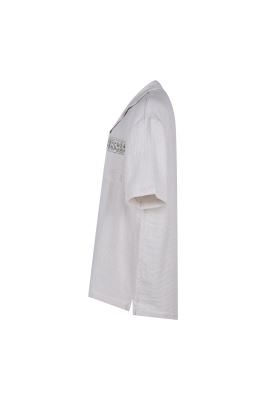 پیراهن آستین کوتاه کنفی