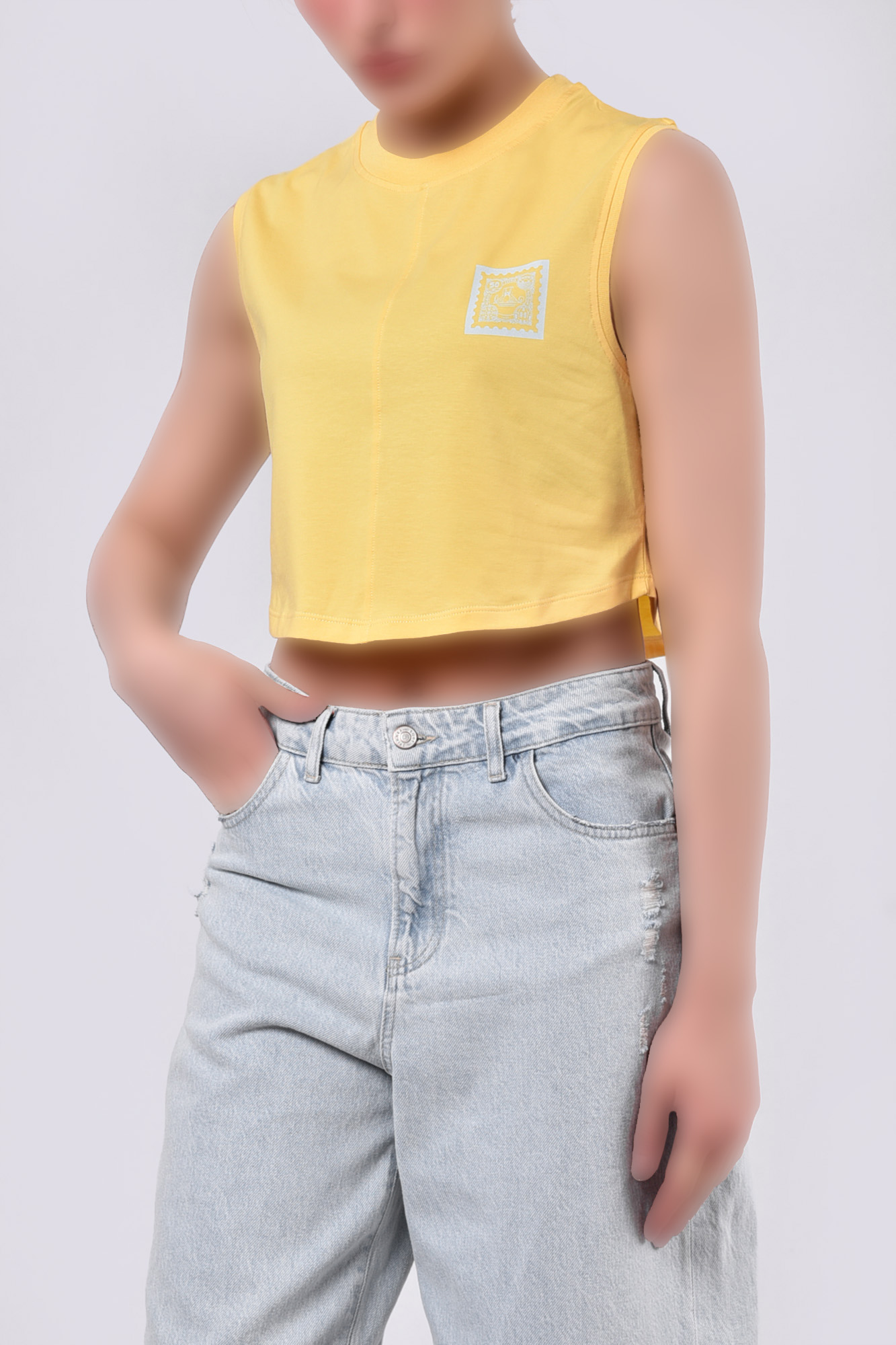 تاپ تیشرتی چاپی زنانه