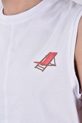 تاپ تیشرتی چاپی زنانه