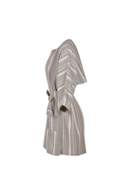 مانتو غیر رسمی راه راه