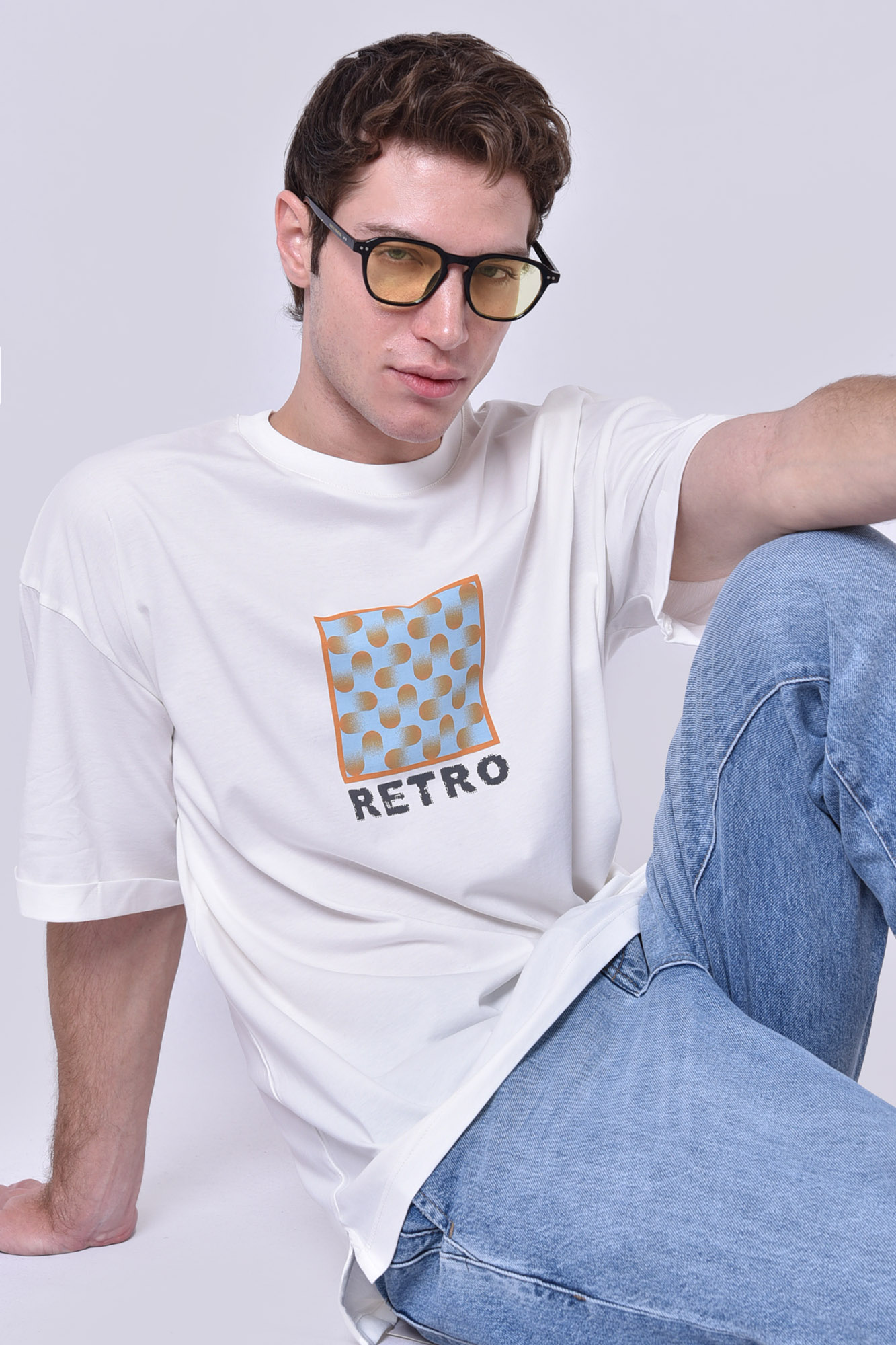 تیشرت آستین کوتاه چاپی