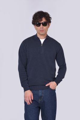 پلیور بافت نیم زیپ