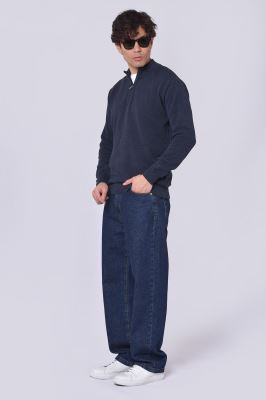 پلیور بافت نیم زیپ