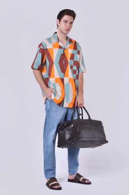 پیراهن آستین کوتاه طرحدار