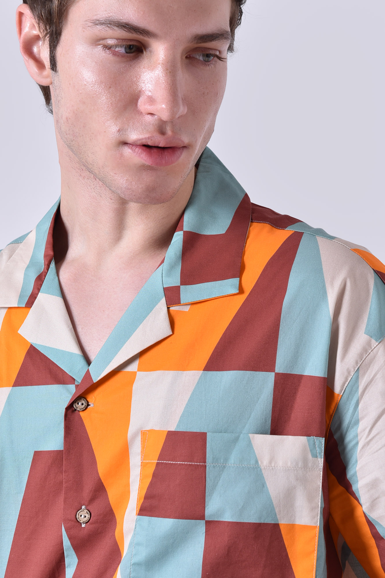 پیراهن آستین کوتاه طرحدار