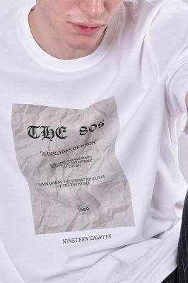 تیشرت آستین کوتاه چاپی