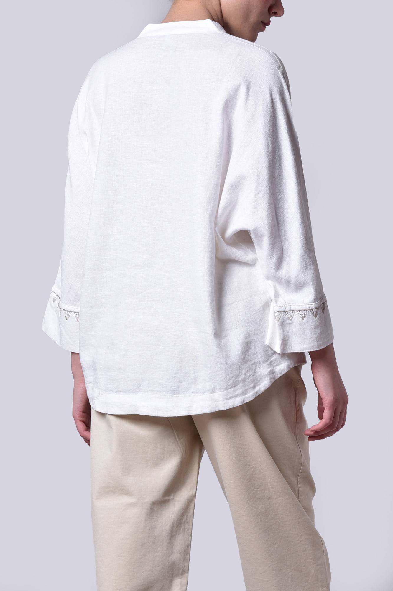 شومیز آستین بلند گلدوزی