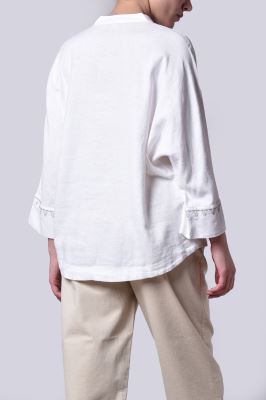 شومیز آستین بلند گلدوزی