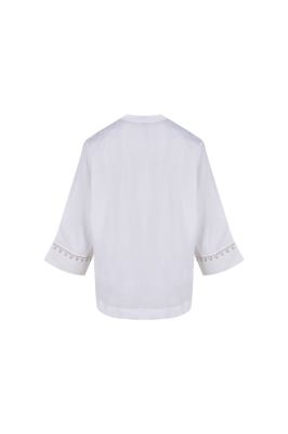 شومیز آستین بلند گلدوزی