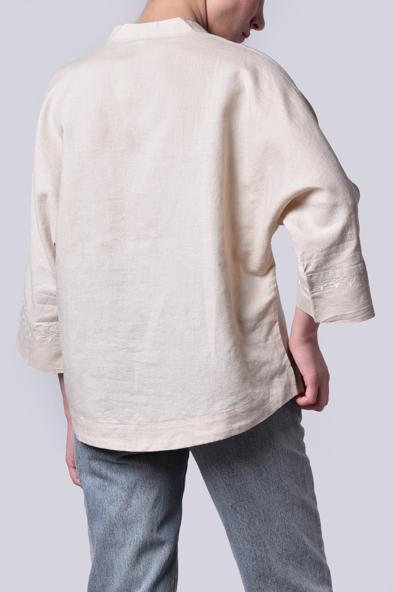 شومیز آستین بلند گلدوزی