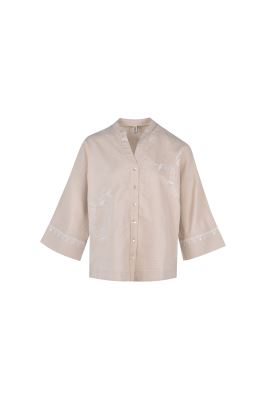 شومیز آستین بلند گلدوزی