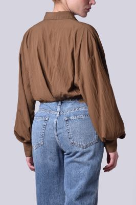 بلوز آستین بلند ساده