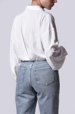 بلوز آستین بلند ساده