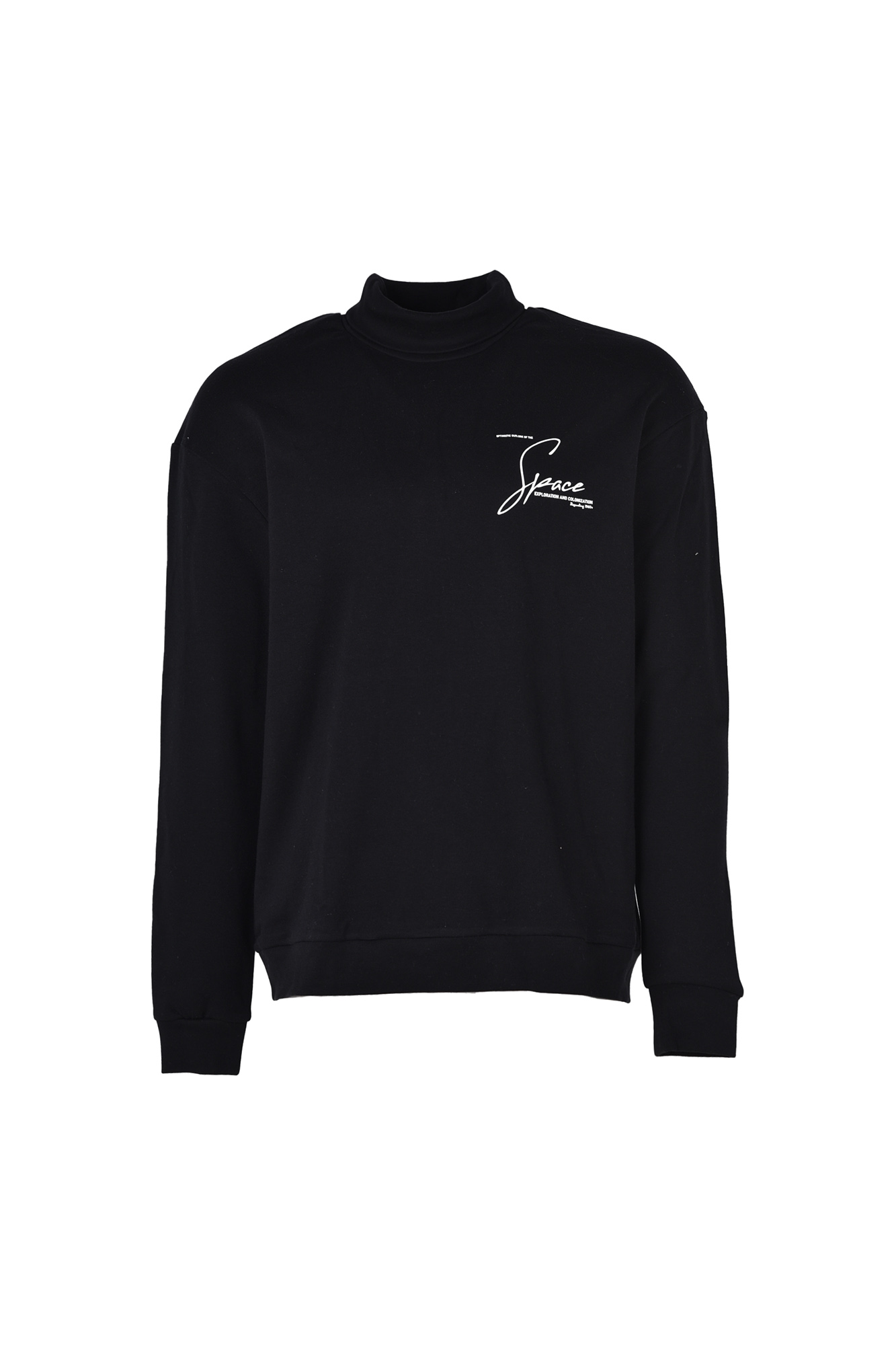 تیشرت آستین بلند یقه اسکی چاپی