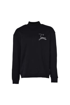 تیشرت آستین بلند یقه اسکی چاپی