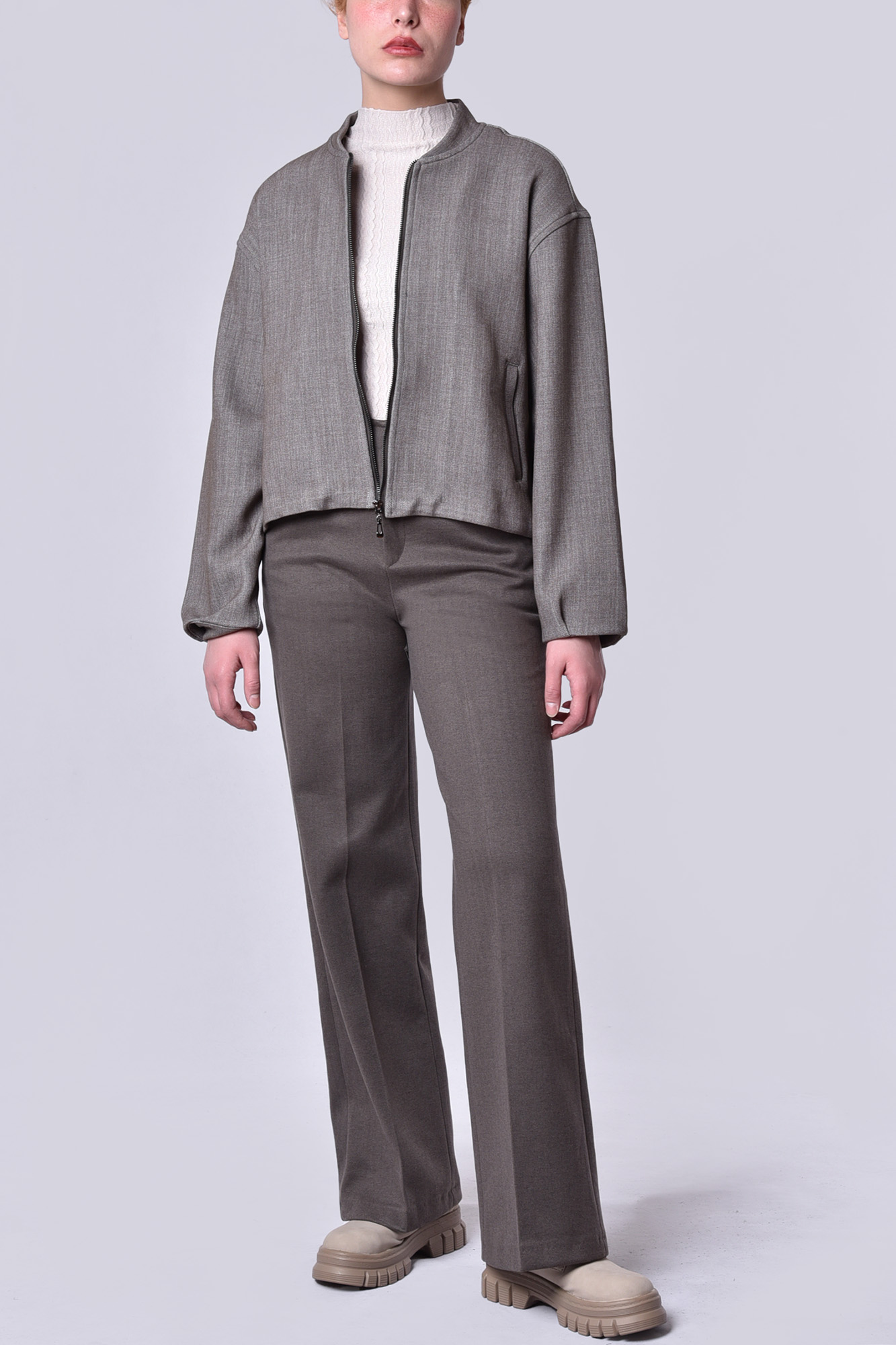 سوئیشرت تمام زیپ ساده