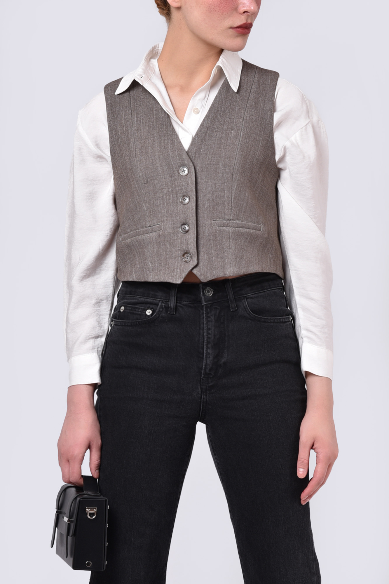 وست کوتاه ساده زنانه